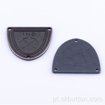 Metal personalizado suporte sem níquel costurar emblemas